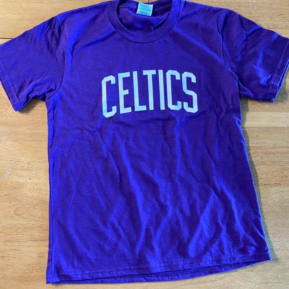 Purple Celtics “Her Time To Play” T-Shirt